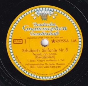 van Kempen. Schubert (Symphony 8). DGG 69255-7 (3). NM(-) - Picture 1 of 1