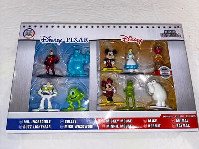 Disney Pixar Die-Cast Mini-Figuras Nano Metalfigs-Paquete de 10 Alice Buzz Animal Foto 1 de 4