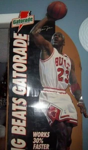 Michael Jordan Store Stand up Display Gatorade a Prox. 7 FT Tall 1992 - Picture 1 of 4