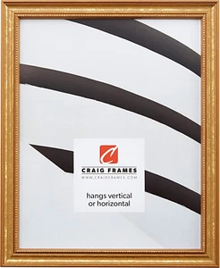 314GD, Ornate Gold Picture Frame, 14 x 18 Inch - Picture 1 of 11