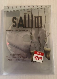 Saw III DVD Unrated Widescreen Brand New - Picture 1 of 2
