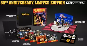 PULP FICTION 30TH Anniversary Limited Edition 4k Ultra HD Blu Ray New & Sealed - Picture 1 of 2