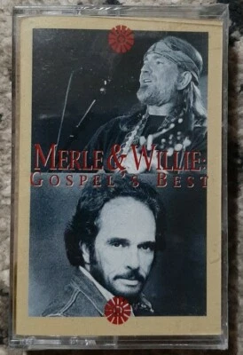 Merle Haggard & Willie Nelson Gospels Best Cassette Tape  Vintage NEW SEALED - Image 1 of 4