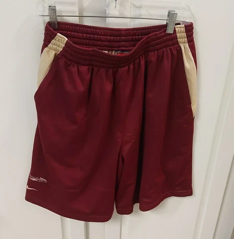 Nike Team Florida State Seminole FSU Basketball Lined Adult Shorts Mens Large L Cover