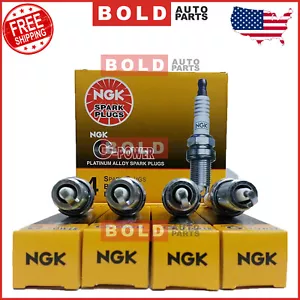 4PC NGK Platinum Spark Plugs for 1998-2011 Honda Civic 1.6L 1.7L 1.8L 2.0L - Picture 1 of 4