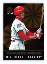 1995 Sportflix UC3 #CS10 Will Clark    Texas Rangers   Baseball