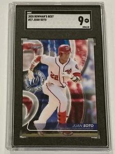 2020 Bowman’s Best #37 Juan Soto SGC 9 Mint - Picture 1 of 2