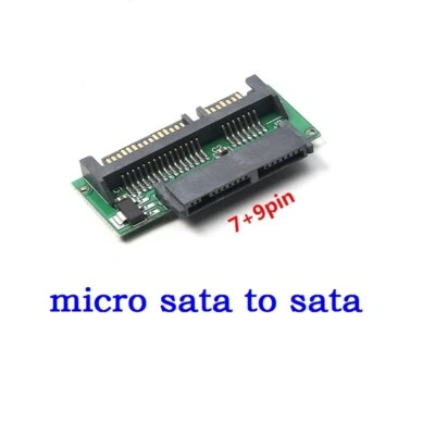1.8 Inch Micro SATA HDD SSD 3.3V to 2.5 Inch 22PIN SATA 5V Adapter - Bild 1 von 4