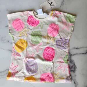 Zara fruit print girls 3-4 NWT summer neon t-shirt - Picture 1 of 4