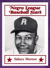 Sidney "Sy" Morton Phil Stars 1984 Decathlon Co. Negro League Baseball Stars #36