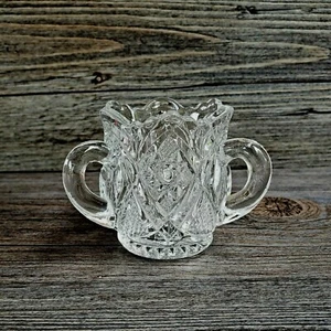 US Glass Toothpick Holder 15055 Minnesota Munchness 2 1/2" EAPG 3 Handles 1898 - Picture 1 of 8