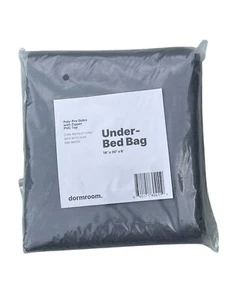 Schlafsaal Unterbett Tasche 18 x 30 x 6 Poly-Pro Seiten mit Reißverschluss PVC Top - grau - Bild 1 von 3
