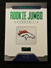 Drew Lock (Broncos) 2019 Playbook (Rookie Jumbo Memorabilia) 08/25 Card RJM-3
