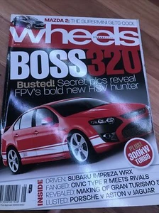 WHEELS Car magazine AUG 2007 WRX TYPE R VANTAGE XKR 911 Q7 X5 ML CAN CAYENNE - Picture 1 of 2