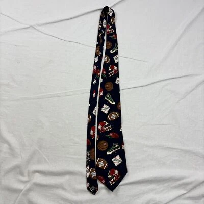 Corbata deportiva Tabasco Hot Sauce para hombre azul rojo fútbol baloncesto béisbol seda EE. UU. Foto 1 de 4