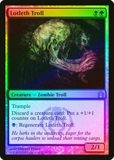 MTG - Lotleth Troll - Return to Ravnica - X1 - (LP) - FOIL - FREE SHIPPING