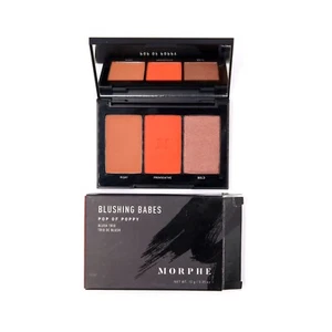 Morphe - Blushing Babes Blush Trio - Pop of Poppy - 10 g / 0,35 oz - Nuovo con scatola - Foto 1 di 1