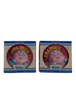 NEW Makeup Revolution Monsters University Squishy Cream Blusher Full Size X 2 - Image 1 of 4