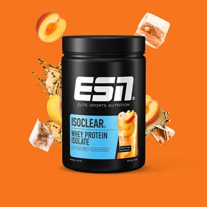 New ESN Isoclear Whey Protein Isolate, Peach Iced Tea Flavour, 908 g - Picture 1 of 5