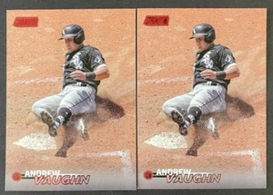 (2) 2023 Stadium Club Andrew Vaughn #142 RED FOIL - Picture 1 of 2