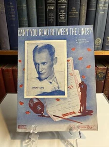 Vintage Sheet Music-1945-Can't You Read Between The Lines -Cahn-Sammy Kaye-Styne - Picture 1 of 3
