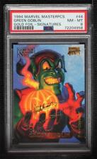 1994 Fleer Marvel Masterpieces Gold Foil Signature Series Green Goblin PSA 8 0o5