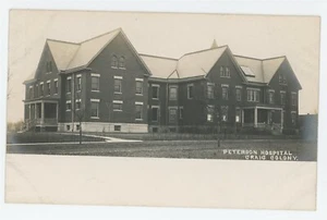 Peterson Hospital Craig Colony Sonyea, NY (Livingston County) RPPC Photo History - Picture 1 of 2