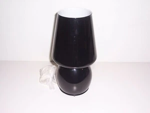 Lampada da Tavolo in vetro nero E27 - 220V con filo - Foto 1 di 3