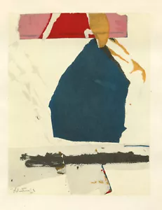 Robert Motherwell pochoir "Blue Figure" - Picture 1 of 1