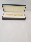 Alfred Dunhill Ballpoint Pen. Gold Finish In Original Box