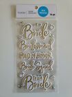 Recollections Team Bride Bridesmaid Maid of Honor Bride Scrapbooking stickers