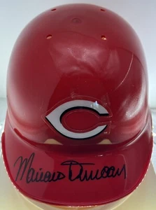 MARIANO DUNCAN 1990 World Series Cincinnati Reds Autographed Mini Helmet COA - Picture 1 of 1