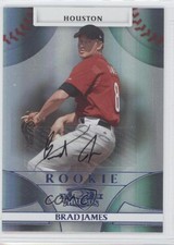 2008 Donruss Threads Rookie Platinum Signatures /25 Brad James #117 Auto