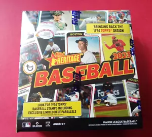 2023 Topps Heritage Baseball Mega Box Boite 15 packs de 9 cartes soit 138 cartes - Bild 1 von 4