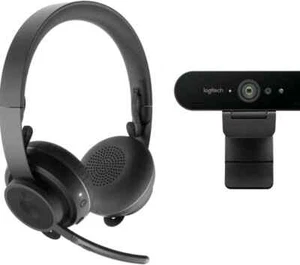 Logitech Pro Personal Video Collaboration Kit Zona Wireless + Brio Webcam - Foto 1 di 2