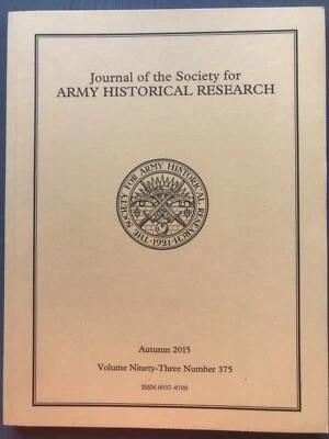 Journal of the Society for Army Historical Research, Autumn 2015, Vol 93, No 375 - Image 1 of 4