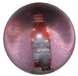 Ebonite Budweiser Beer Bottle 14Ib 4oz Bowling Ball Rare