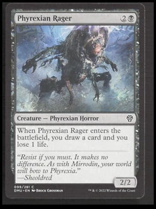 MTG Phyrexian Rager 99 Common Dominaria United Card CB-1-3-A-56 - Picture 1 of 7