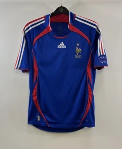 France Home Football Shirt 2006/07 Adults Medium Adidas F524 - Picture 1 of 5
