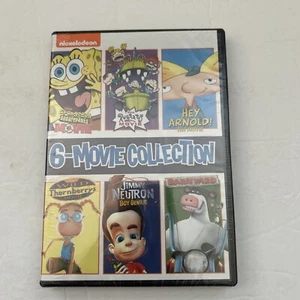 Nickelodeon 6-Movie Collection DVD Spongebob Rugrats Hey Arnold Barnyard - NEW - Imagen 1 de 2