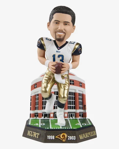 Kurt Warner St. Louis Rams Reitred Pro Gate Series Bobblehead NFL Football Cover