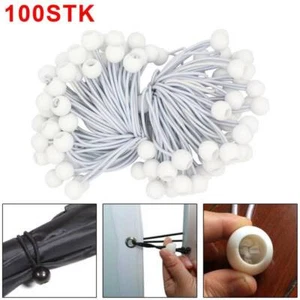 100x Spanngummis Zeltgummis Gummischlaufen Partyzelt Gummis Haltegummi Haushalt - Picture 1 of 12