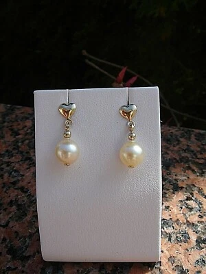 Goldohrstecker mit Süßwasserperle, Gold Filled - Bild 1 von 4