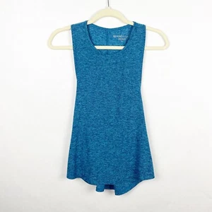 Canotta donna Beyond Yoga muscolosa taglia XS twist back blu attiva senza maniche - Foto 1 di 5