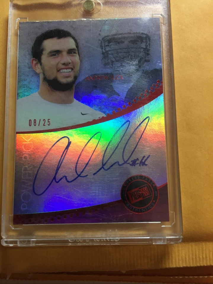 2012 Press Pass Power Picks PPAL Andrew Luck 08/25 Auto. - Image 1 of 1