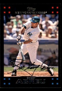 2007 Topps #5 Bobby Abreu EX