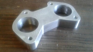 Brida de montaje o espaciador Weber DCOE o Dellorto DHLA - 1" aluminio - Imagen 1 de 1