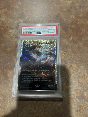 MTG Progenitus Fracture Foil Showcase Card English Edition Graded PSA 10 Gem - Image 1 of 2