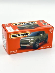 Matchbox RIVIAN R1T (great condition) EV Green Truck MBX Highway Boxed - Picture 1 of 2