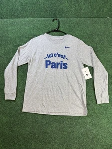 Paris Saint-Germain Nike Youth Core Long Sleeve T-Shirt Size Large - Picture 1 of 7